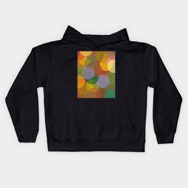 Colorful Seamless Geometric Pattern Kids Hoodie by samzizou